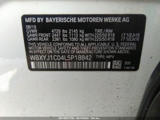WBXYJ1C04L5P18842 BMW X2 Xdrive28i