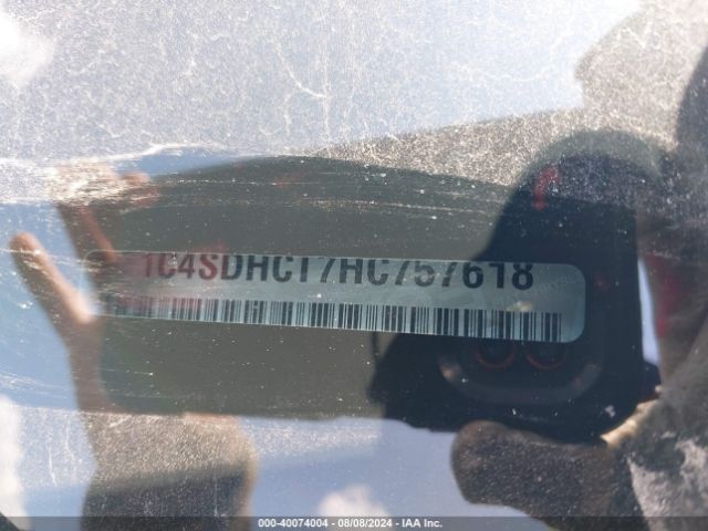 1C4SDHCT7HC757618 Dodge Durango R/t Rwd