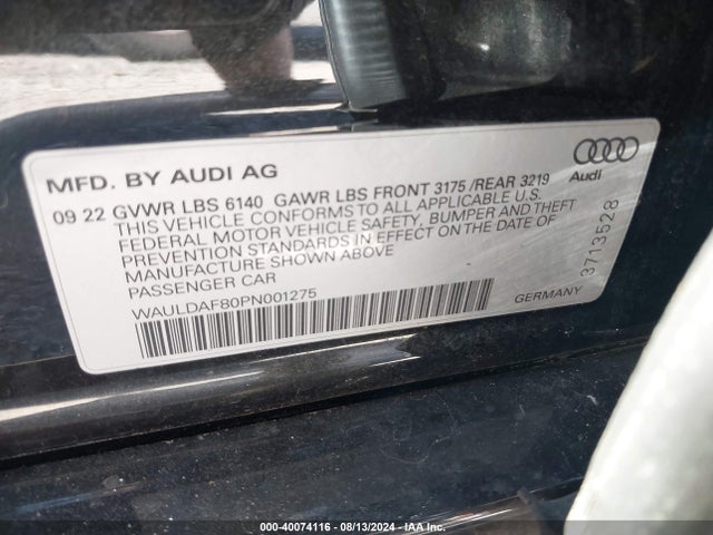 2023 AUDI A8 WAULDAF80PN001275 Photo 8