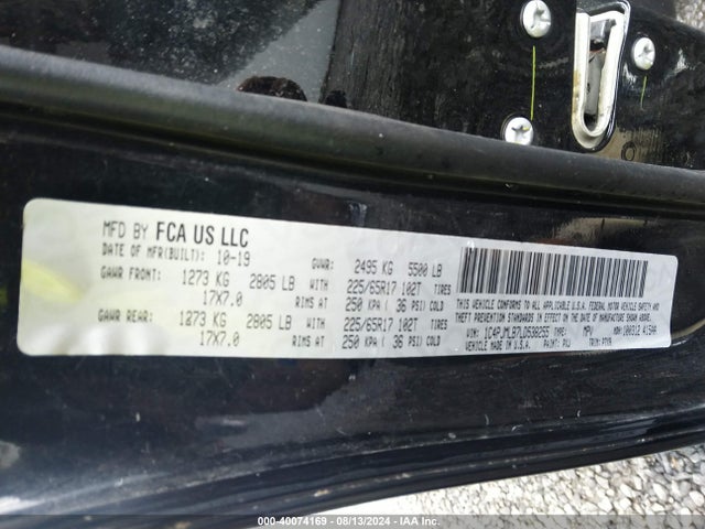 1C4PJMLB7LD538255 Jeep Cherokee Latitude Plus 4x4