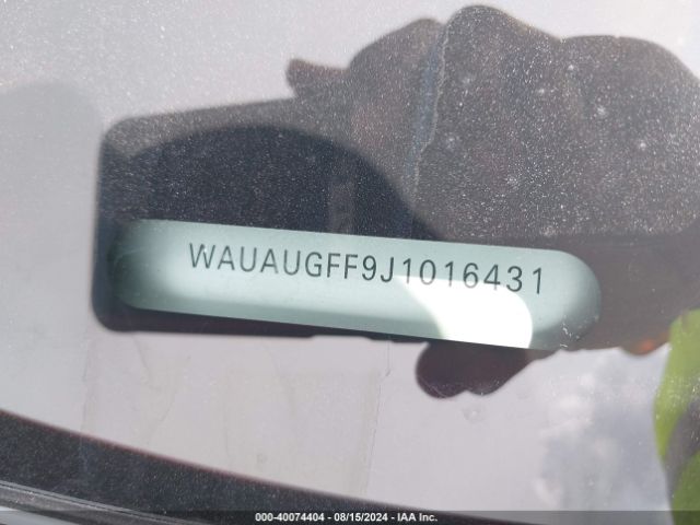 WAUAUGFF9J1016431 Audi A3 2.0t Premium/2.0t Tech Premium