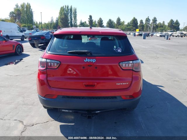 3C4NJCAB0JT137125 Jeep Compass Sport Fwd
