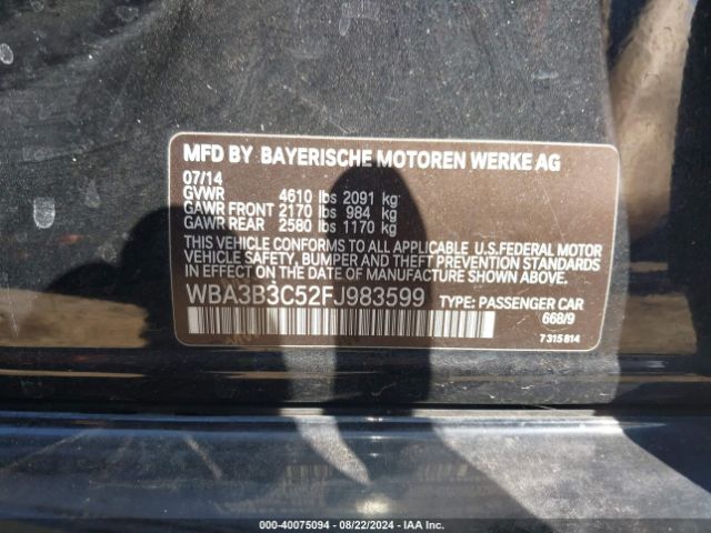 WBA3B3C52FJ983599 BMW 328i Xdrive