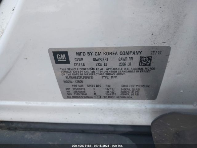 KL4MMBS27LB086636 Buick Encore Gx Fwd Preferred