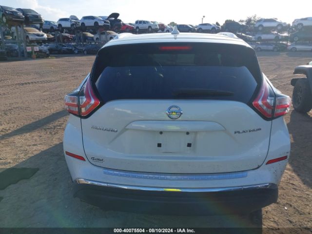5N1AZ2MGXJN123558 Nissan Murano Platinum