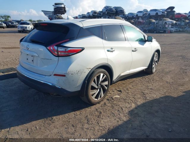 5N1AZ2MGXJN123558 Nissan Murano Platinum