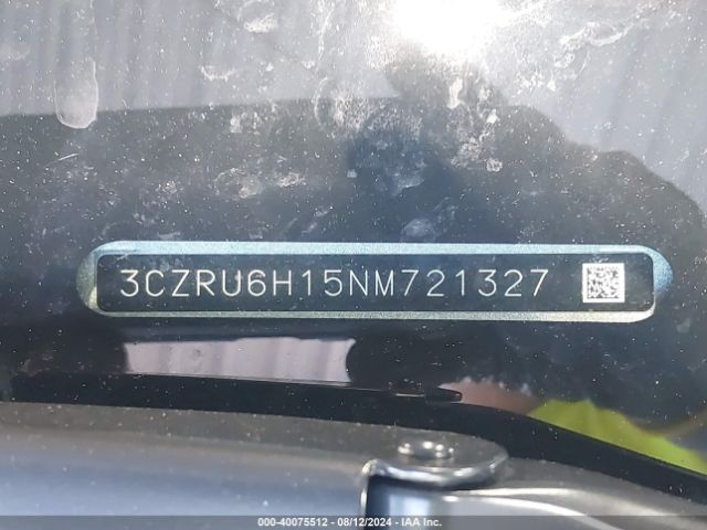 3CZRU6H15NM721327 Honda Hr-v Awd Sport