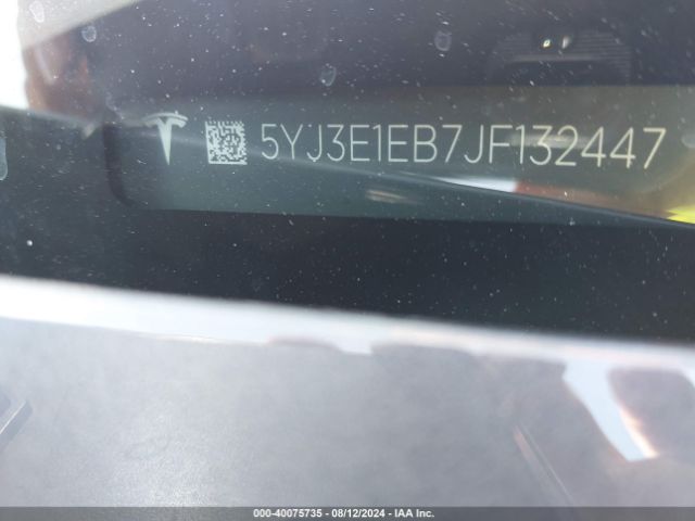 5YJ3E1EB7JF132447 Tesla Model 3 Long Range/performance