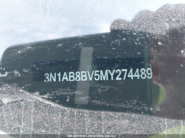 3N1AB8BV5MY274489 Nissan Sentra S Xtronic Cvt