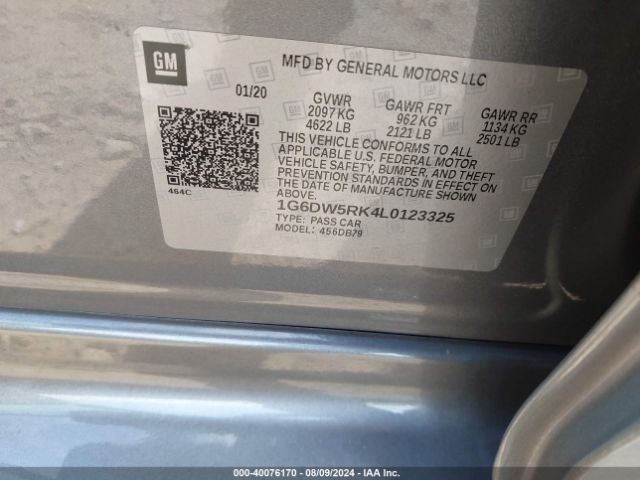 1G6DW5RK4L0123325 Cadillac CT5 LUXURY