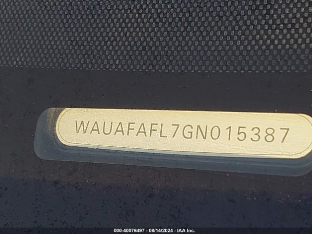 WAUAFAFL7GN015387 Audi A4 2.0t Premium