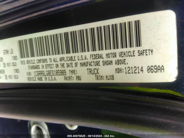 1C6RR6LG8ES185989 RAM 1500 Big Horn
