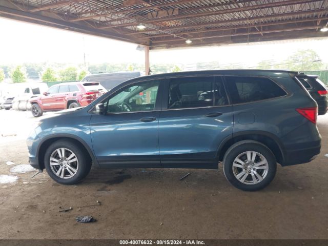 5FNYF6H14JB059492 Honda PILOT LX
