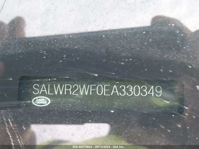 SALWR2WF0EA330349 Land Rover Range Rover Sport 3.0l V6 Supercharged Hse