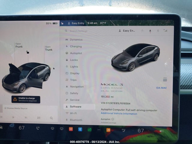 2020 TESLA MODEL 3 5YJ3E1EB1LF616584 Photo 6