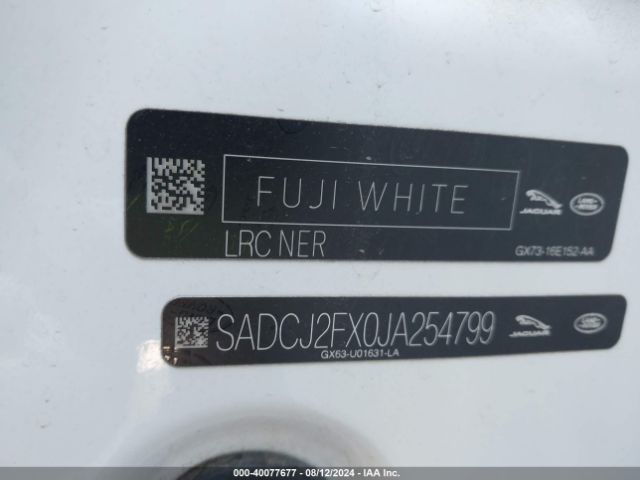 SADCJ2FX0JA254799 Jaguar F-pace 25t Premium