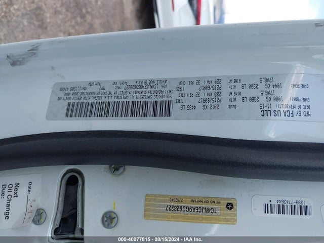 1C4NJCEA9GD628227 Jeep Compass Latitude