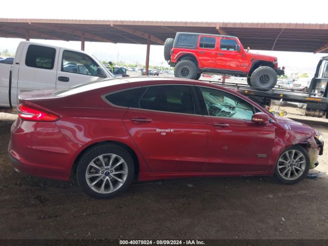 3FA6P0PU6HR284590 Ford Fusion Energi Se Luxury