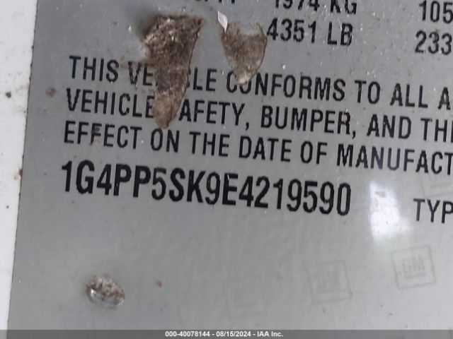 1G4PP5SK9E4219590 Buick Verano
