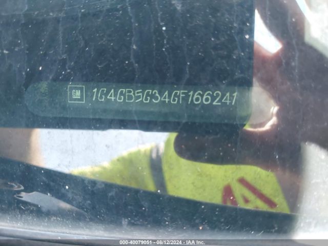 1G4GB5G34GF166241 Buick Lacrosse Leather