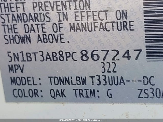 Nissan Rogue S Intelligent Awd 2023 5N1BT3AB8PC867247 Image 9