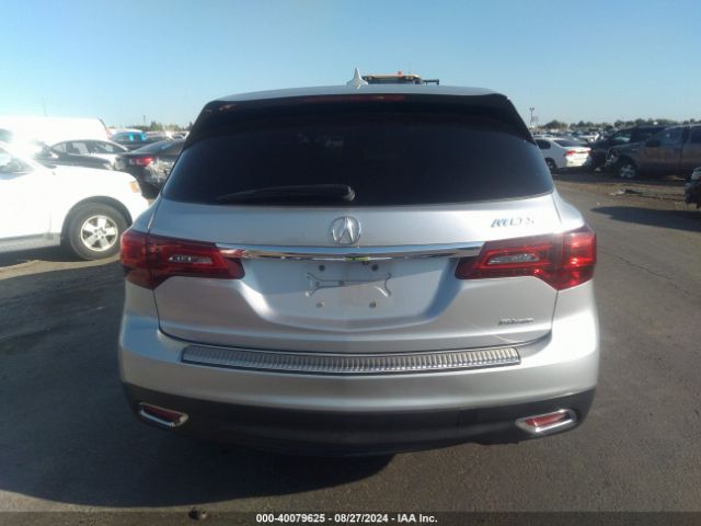 5FRYD4H65FB002262 Acura Mdx Technology Pkg W/entertainment Pkg