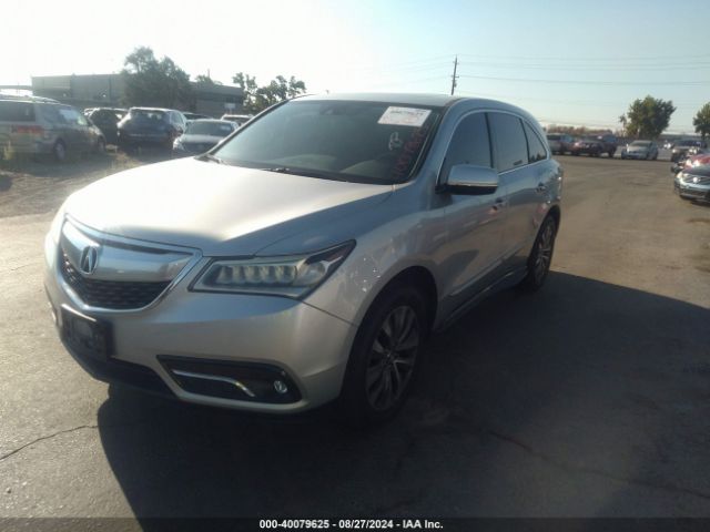 5FRYD4H65FB002262 Acura Mdx Technology Pkg W/entertainment Pkg