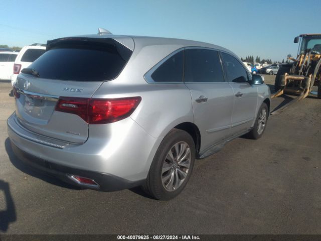 5FRYD4H65FB002262 Acura Mdx Technology Pkg W/entertainment Pkg