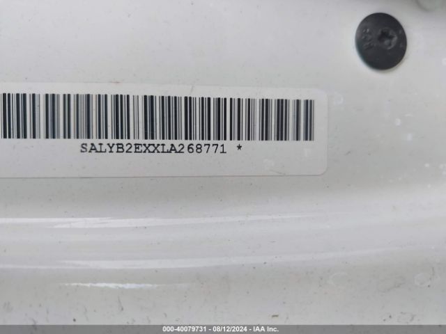 SALYB2EXXLA268771 Land Rover Range Rover Velar P250 S