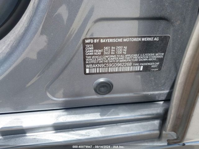 WBAKN9C59GD962268 BMW 550i