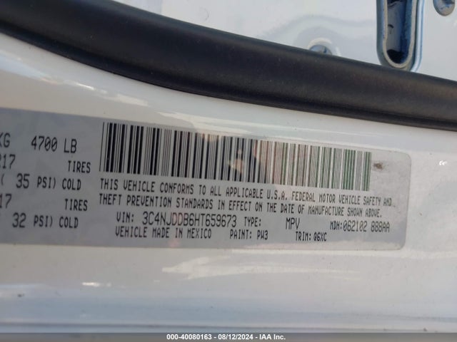 3C4NJDDB6HT659673 Jeep New Compass Trailhawk 4x4