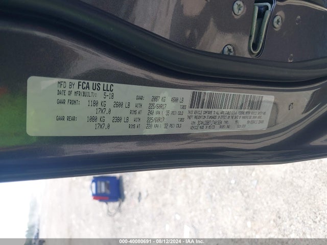 3C4NJDBB7JT401834 Jeep Compass Latitude 4x4