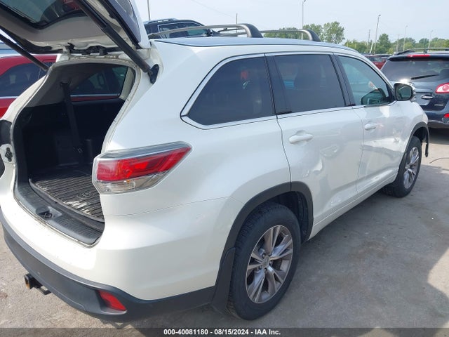 Toyota Highlander Xle V6 2015 5TDJKRFH2FS108531 Image 4