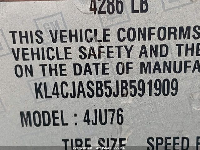 KL4CJASB5JB591909 Buick Encore Preferred