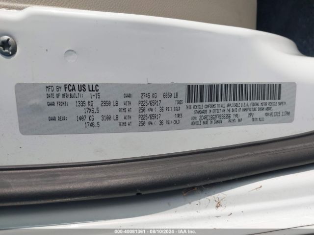 2C4RC1BG2FR696356 Chrysler Town & Country Touring