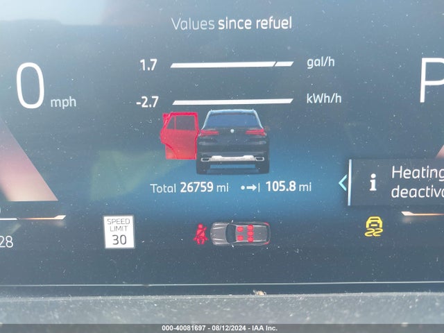 5UX43EU03R9U24408 BMW X5 Phev Xdrive50e