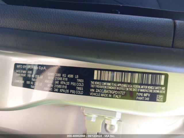 ZACCJBAT8GPD11727 Jeep Renegade Sport