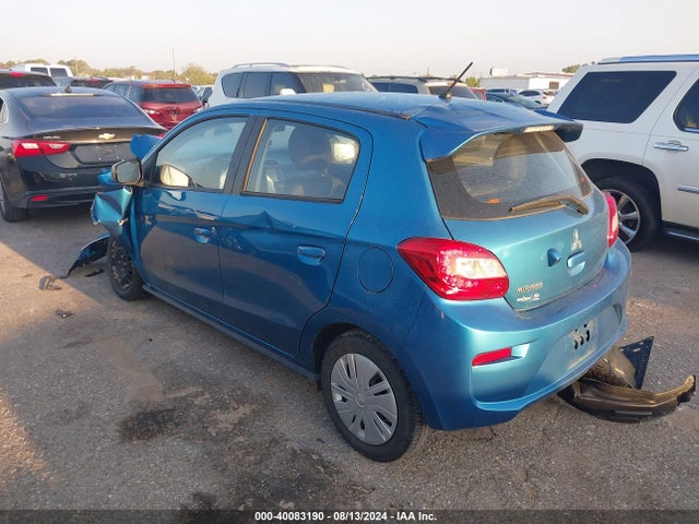 2020 Mitsubishi Mirage Es/se მანქანა იყიდება აუქციონზე, vin: ML32A3HJ9LH009826, აუქციონის ნომერი: 40083190