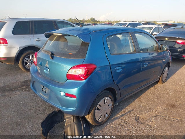 2020 Mitsubishi Mirage Es/se მანქანა იყიდება აუქციონზე, vin: ML32A3HJ9LH009826, აუქციონის ნომერი: 40083190