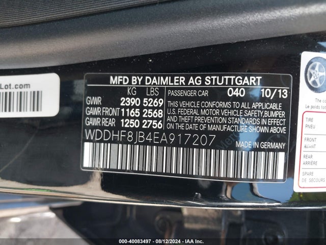 WDDHF8JB4EA917207 Mercedes-Benz E 350 4matic