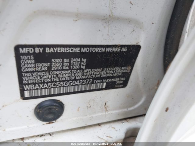 WBAXA5C55GG042372 BMW 535d