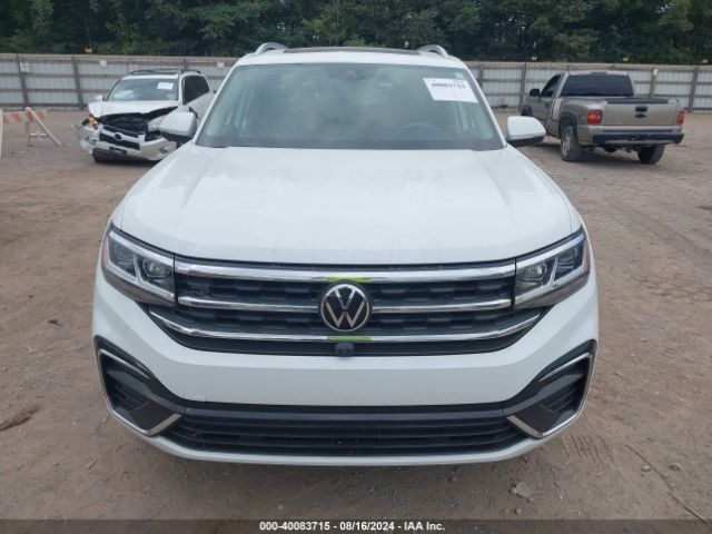 1V2FR2CA8NC522959 Volkswagen Atlas 3.6l V6 Sel Premium R-line
