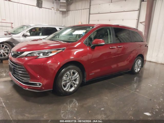 5TDESKFC3MS015804 Toyota Sienna Platinum