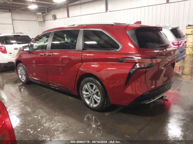 5TDESKFC3MS015804 Toyota Sienna Platinum