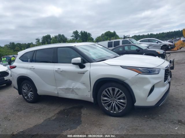 5TDEBRCH7MS056753 Toyota Highlander Hybrid Platinum