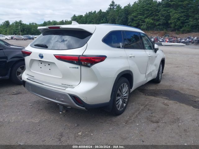 5TDEBRCH7MS056753 Toyota Highlander Hybrid Platinum