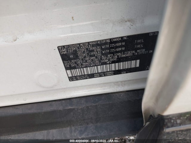 2T3E6RFV2LW001663 Toyota Rav4 Hybrid Xse