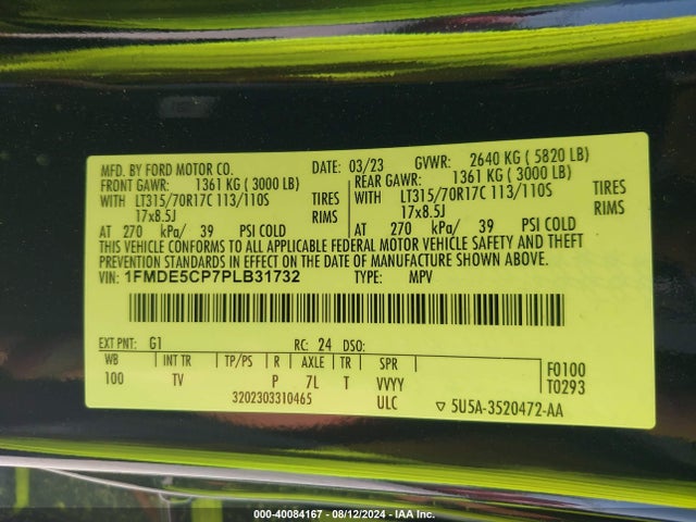 Ford Bronco Wildtrak 2023 1FMDE5CP7PLB31732 Image 9