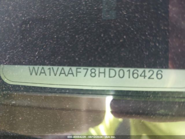 WA1VAAF78HD016426 Audi Q7 3.0t Premium