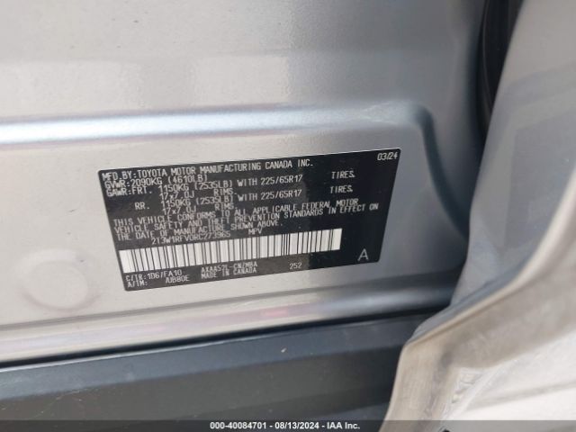 2T3W1RFV0RC273965 Toyota Rav4 Xle